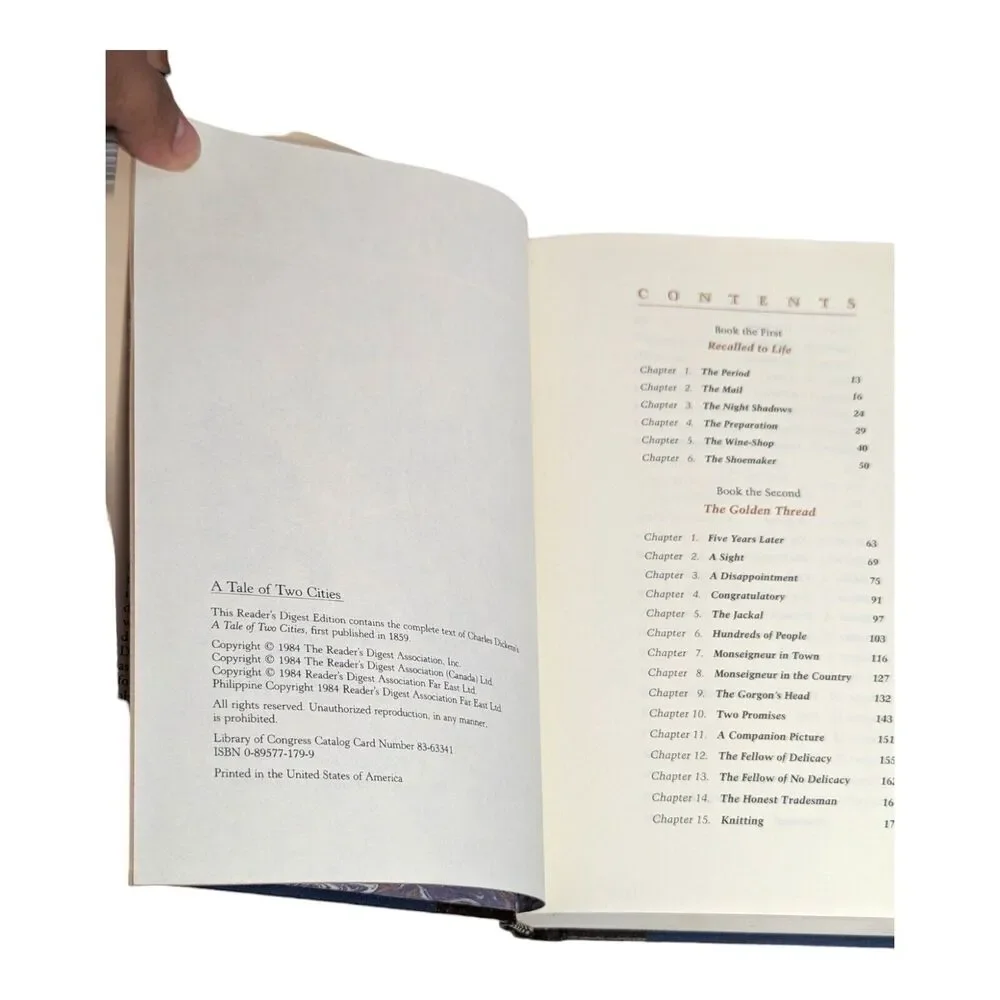 Charles Dickens A Tale of Two Cities Reader's Digest Edition Hardcover‎ NEW